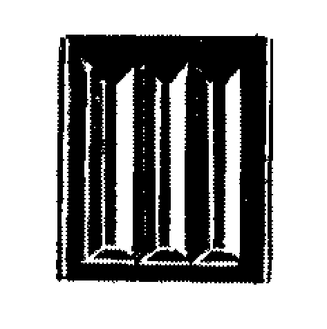 Römische Zahlen aus Messing mit Grundplatte