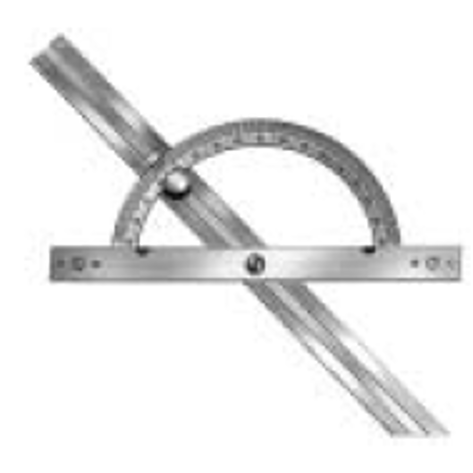 Protractors with twin rail, adjustable